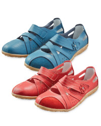 Ladies' Leather Strap Shoes