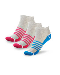 Ladies' Liner Sports Socks 4-7 - Grey