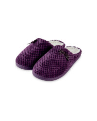 Ladies' Memory Foam Slippers - Lilac