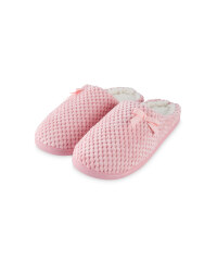 Ladies' Memory Foam Slippers - Pink