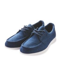 Ladies Navy Comfort Deck Shoes