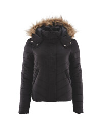 Ladies' Padded Jacket - Black