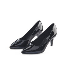 Ladies' Patent Court Shoes - Black