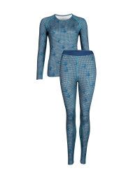 Ladies' Print Sports Base Layer Set