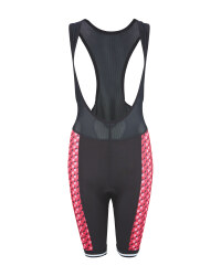 Ladies' Printed Cycling Bib Shorts S