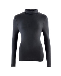 Ladies' Ribbed Neck Polo - Grey