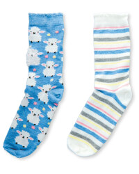 Ladies' Sheep Socks 2-Pack