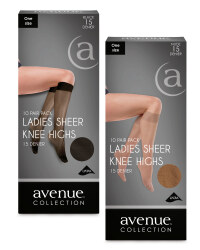 Ladies' Sheer Knee-Highs 10-Pack