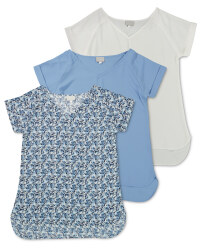 Ladies' Short Sleeve V-Neck Top