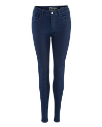 Ladies' Skinny Jeans - Dark Blue