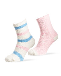 Ladies' Stripe Lounge Socks