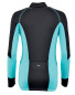 Ladies' Turquoise Zip Cycling Jersey