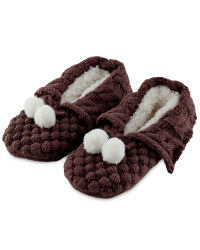 Ladies' Winter Booties - Brown