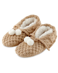Ladies' Winter Booties - Oatmeal