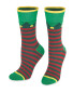 Stripe Christmas Socks