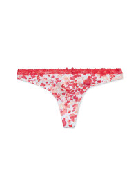 Ladies' Floral Thongs 2-Pack - Coral / White