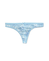 Ladies' Floral Thongs 2-Pack - Light Blue / White