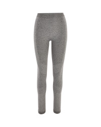 Grey/White Seamless Base Layer Pants