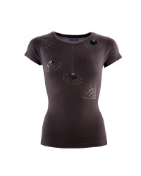 Ladies Halloween Spider T-Shirt
