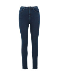 Ladies Indigo Highwaist Jeans