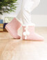 Ladies' Pink Knitted Boots
