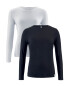 Ladies' Long Sleeve T-Shirt 2-Pack - Black/White