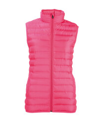 Ladies' Quilted Gilet - Pink