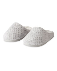 Grey Memory Foam Slippers