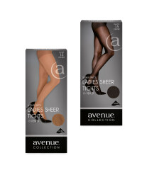 Ladies Sheer Tights 5-Pack