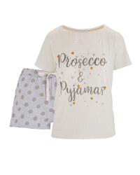 Ladies' Shorty Prosecco Cream Pyjama