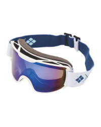 Crane Ladies Ski & Snowboard Goggles - Blue/White