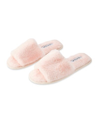 Ladies' Pink Slider Slippers