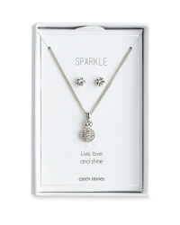 Ladies Sparkle Jewellery Gift Set