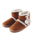 Ladies Suedette Boot Slippers