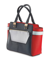 Avenue Ladies' Tote Handbag - Red and Black