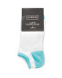 Ladies' Turquoise & White Socks