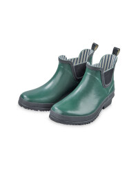 Ladies' Wellington Boots - Green & Black