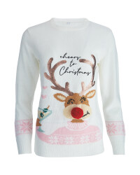 Ladies' Cheers Christmas Jumper