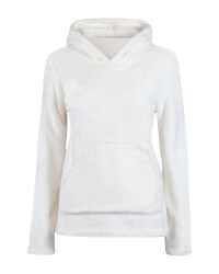 Ladies' White Fleece Midlayer