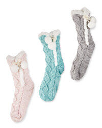 Ladies Winter Boot Socks