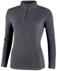 Ladies Zip Neck Fleece - Anthracite