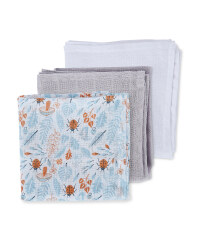 Ladybird Muslin Cloths 3 Pack