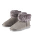 Lambskin Lined Boots - Grey