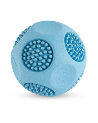 Large Blue Rubber Ball with Squeaker