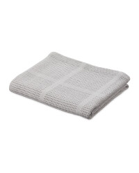 Lily & Dan Large Cellular Blanket - Light Grey