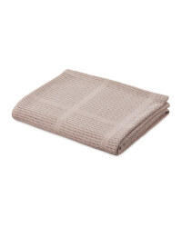 Lily & Dan Large Cellular Blanket - Natural Beige