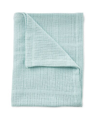 Large Cellular Blanket - Teal