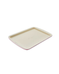 Large Ceramic Baking Cookie Tray - Coral
