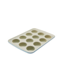 Large Ceramic Muffin Tray - Blue