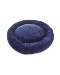 Large Dog Bed - Navy Short Pile